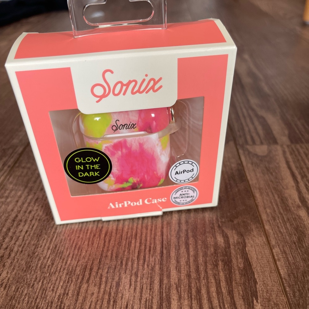 Sonix Pink and Green Glow AirPod Case